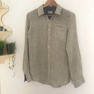 Bridge & Burn local Portland brand linen shirt